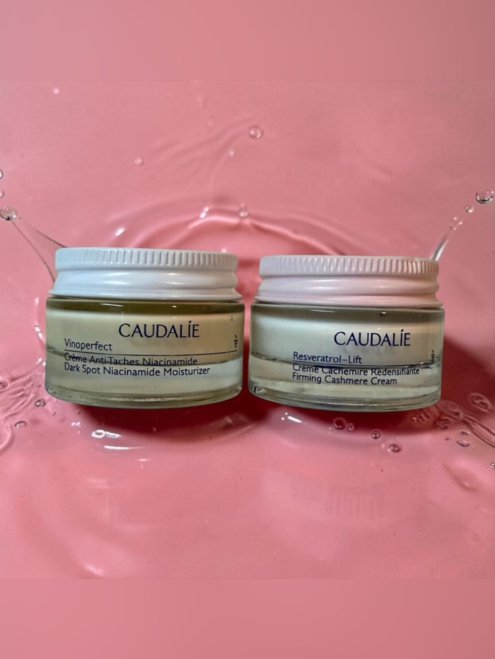 Caudalie Resveratrol-Lift Cream and Vinoperfect Dark Spot